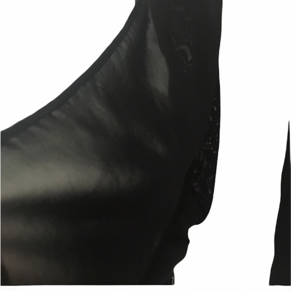 AB Studio Black Sleeveless Open Front Cardigan - Picture 5 of 11